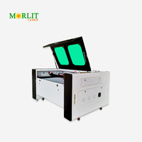Machine de gravure laser CO2 Morlit Laser 4060, dernière génération haut de gamme, 100W, Ruida 6442 6445 8445, refroidie par eau, rail de guidage PMI, pour bois/papier