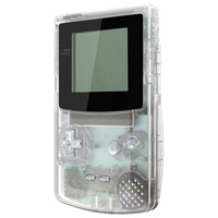 Coque de remplacement de réparation claire et colorée pour console portable Gameboy Color-Ensemble de boîtier complet avec boutons et vis