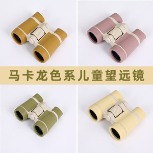 Children's Binoculars 4x9x11 Anti Slip High Definition Lens Macaron Color Outdoor Use - Product Image 5
