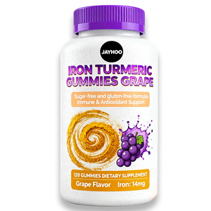 OEM/ODM demir + zerdeçal Gummies enerji bağışıklık desteği mide üzerinde nazik büyük tat Vegan dostu yetişkin sağlık gıda sınıfı - Product Image 1