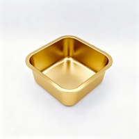 Bac GN perforé en acier inoxydable personnalisable avec poignées, plateau carré pour table de buffet, service OEM, directement de l'usine