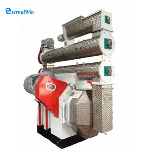 ETERNALWIN 55kw ring die Animal Cattle Pig Sheep feed pellet production line Livestock Poultry Chicken Feed Pellet Machine