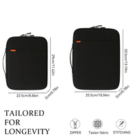 Sac de rangement pour tablette de voyage avec logo personnalisé, multi-poches, antichoc, pour iPad Pro et accessoires, étui de transport pour ordinateur portable