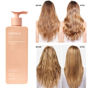 Sampo Profesional Salon <span class=keywords><strong>Anti</strong></span>-Kusut untuk Kulit Kepala Sehat dengan Kompleks <span class=keywords><strong>Keratin</strong></span> dan Witch Hazel, Sampo Pelurus Rambut untuk Rambut Keriting dan Mengembang - Product Image 4