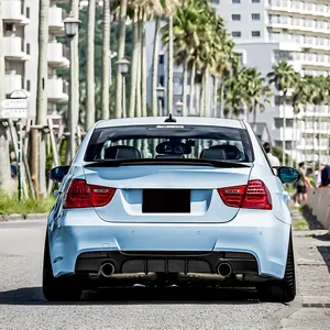 ลิ้นกันชนหลังรถยนต์สำหรับซีรีส์ 3 E90 E91 M Sport ปี 2005-2012 สไตล์ดิฟฟิวเซอร์ ชุดแต่งกันชนล่าง - Product Image 5