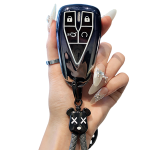 Housse de protection pour clé de voiture en TPU souple pour CHANGAN CS75 Plus Unit Univ CS35 CS55 OSHAN <span class=keywords><strong>X5</strong></span> X7 Porte-clés Porte-clés - Product Image 1