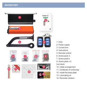 2023 nuevo tipo de cierre de puerta automático de alta resistencia, abridor de puerta abatible, operadores de puerta automáticos, - Product Image 6