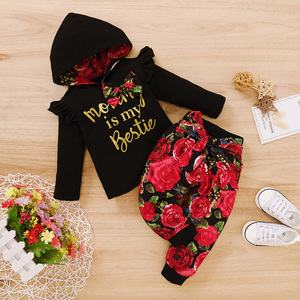 Conjuntos de Ropa para Niños, Trajes de Pantalones Florales para Niñas, Productos Más Vendidos de Marcas Chinas de Ropa - Product Image 3