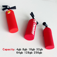 Cadeau personnalisé Alarme incendie Pompier Pvc Extintor Bouche d'incendie Extincteur Clé USB personnalisée