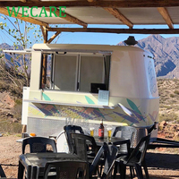 Wecare Petites machines à grignoter personnalisées camions de nourriture mini cuisine mobile entièrement équipée bbq remorque de restauration rapide à vendre