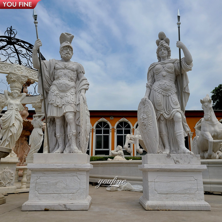 美術品・アンティーク・コレクション 古代ギリシャ 戦士 真鍮オブジェ