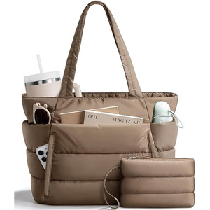 Nouveau <span class=keywords><strong>sac</strong></span> fourre-tout matelassé souple pour femme, idéal pour le <span class=keywords><strong>sport</strong></span>, les voyages, le shopping, <span class=keywords><strong>sac</strong></span> à bandoulière, <span class=keywords><strong>sac</strong></span> <span class=keywords><strong>de</strong></span> transport pour infirmière, <span class=keywords><strong>sac</strong></span> fourre-tout <span class=keywords><strong>de</strong></span> <span class=keywords><strong>sport</strong></span> - Product Image 4