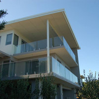Rampe en verre sur mesure pour villa, résidentiel, intérieur, extérieur, balcon, escalier