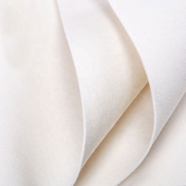 Industrial 100% Pure Wool Felt High-Density Oil Absorption 1mm-4mm Sliced Rolled Needle Non-Woven Fabric for Suit Lining Boys