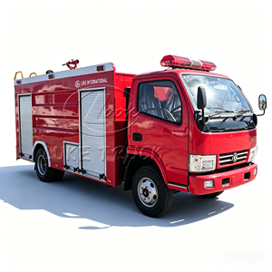 Camion de pompiers compact à prix abordable de Chine, 3 tonnes, 3000L, type de transmission 4x2 4x4, camion-citerne à eau pour caserne de pompiers municipale - Product Image 1