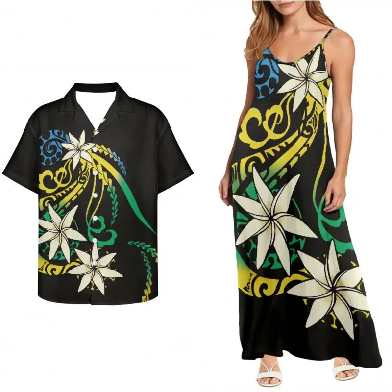 Váy Dài Nữ Không Tay Cổ Tròn Thường Ngày In Họa Tiết Bộ Lạc Polynesia 2023 Bán Sỉ