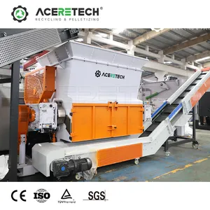 High Quality MS1500 Waste Plastic Shredding Machine Single Shaft Shredder For Various Plastic Blocks