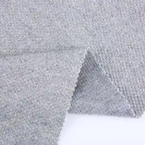 350GSM Plain silver wire core spun yarn knitted grey cloth lurex pique knit fabric