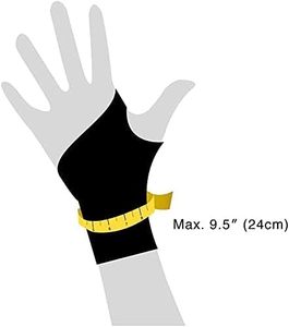 Biểu tượng tùy chỉnh trọng lượng nâng kết thúc tốt đẹp thể thao an toàn cổ tay hỗ trợ ban nhạc có thể điều chỉnh thoáng khí Neoprene cổ tay cú đúp - Product Image 5