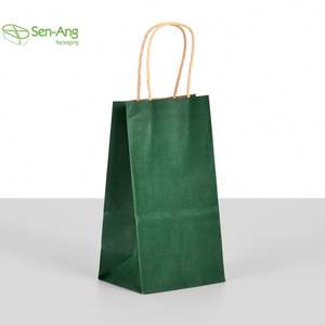 Sac en papier kraft écologique SenAng05, best-seller, personnalisé, sans poignée, en vrac, 25 cm, blanc, pour luminaire, vente en gros - Product Image 5