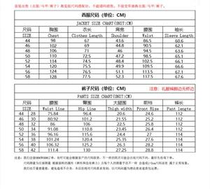 Nouveau costume élégant pour <span class=keywords><strong>homme</strong></span> avec col en strass, costume de maître de cérémonie (veste + gilet + <span class=keywords><strong>pantalon</strong></span>), costume 3 pièces pour le bureau, les fêtes, les bals, les mariages, les costumes de marié - Product Image 6