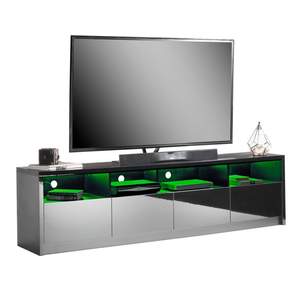 Meuble TV moderne de luxe <span class=keywords><strong>en</strong></span> <span class=keywords><strong>bois</strong></span> avec LED haute brillance et fonction de rangement pour salon - Product Image 4