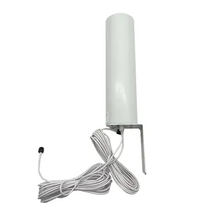 Antenna mimo impermeabile da esterno 2x2 lte 4g omni antenna con staffa a L a lungo raggio esterno esterno Wireless 20KM