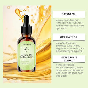 Aceite esencial para el cuidado del cabello de Romero orgánico de <span class=keywords><strong>West</strong></span> & Month-Cabello nutritivo suave-Reparación para cabello seco - Product Image 3