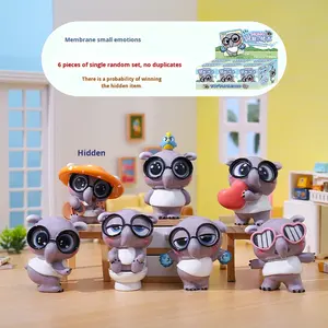 YD TOYS Xiaohongshu Nuevo Tapir Feo pero Adorable, Caja Sorpresa con Figura de Vidrio Creativa, Adorno de Escritorio, Regalo Festivo, Caja de Papel - Product Image 1