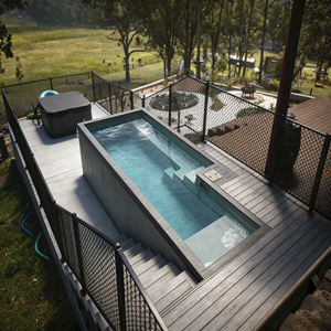 Piscine Modulaire Extérieure Grande Conteneurisée avec Fenêtre Acrylique Transparente et Cadre en Acier – Vente Directe Usine - Product Image 4