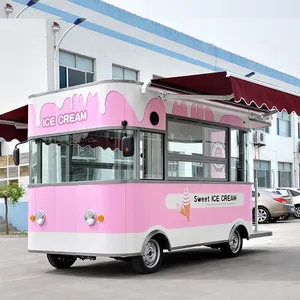 China commercial electric mobile truck powerful ice cream food van