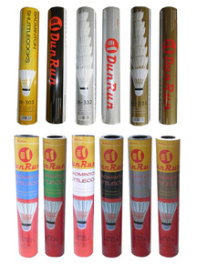 Dunrun Chất lượng cao Nhà sản xuất chuyên nghiệp PU nút chai No.2 lớp B vịt lông đào tạo cầu lông cầu lông - Product Image 5