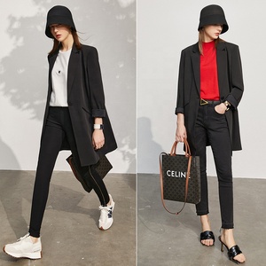 Áo <span class=keywords><strong>Blazer</strong></span> Nữ Dài Tay Mở Phía Trước Áo Khoác Cardigan Công Sở <span class=keywords><strong>Blazer</strong></span> - Product Image 6