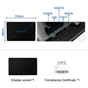Moniteur d'appuie-tête de voiture Android 13.0 de 13,3 pouces, système de divertissement pour sièges arrière Octa-Core 4 Go + 64 Go, écran tactile FHD 1080P pour Denza BYD - Product Image 4