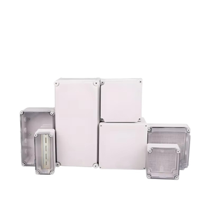 กล่องรวมสายไฟฟ้ากันน้ำสำหรับใช้ภายในและภายนอกอาคาร ผลิตจากพลาสติก ABS/PC พร้อมสกรู แบบ Ag สำหรับอุปกรณ์อิเล็กทรอนิกส์และกล่องหุ้มเครื่องมือ - Product Image 2