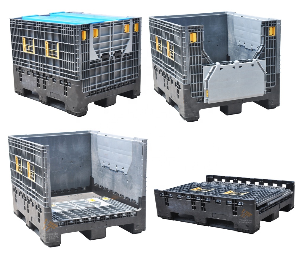 Envase de plástico de paletas de plástico caja Mega bin de paletas de plástico bin