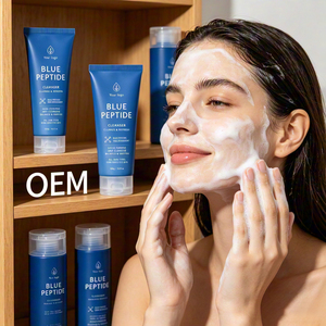 Nettoyant Visage Apaisant et Réparateur au Peptide Bleu – Apaise les Peaux Sensibles et Rougeurs, Équilibre le Sébum Hyperactif – Soin Quotidien Spa à Domicile ODM - Product Image 2
