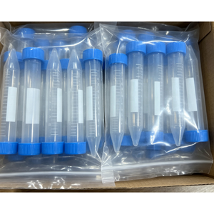 หลอดปั่นเหวี่ยงพลาสติก 15 มล. ก้นรูปกรวย พร้อมฝาเกลียวสีน้ำเงิน - Product Image 3