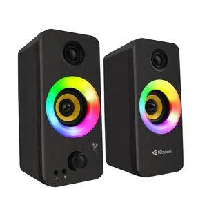 Altavoces USB para PC X8, Altavoz para Juegos con Luz RGB Colorida, Sistema de Audio, Sonido Profesional, Música - Product Image 1