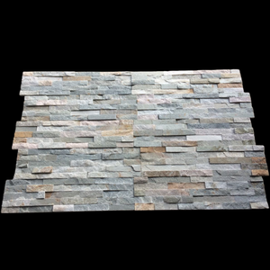 Ardoises en <span class=keywords><strong>pierre</strong></span> de culture mince à grain de bois jaune naturel pour revêtements muraux intérieurs et extérieurs / Ardoises en <span class=keywords><strong>pierre</strong></span> de culture - Product Image 6