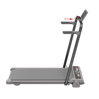 Caminadora Plegable para el Hogar con Barandillas Dobles de Seguridad, Máquina Eléctrica para Correr en Interiores, Caminar, Trotar y Ejercicios Cardiovasculares