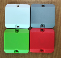 Étiquettes ABS RFID NFC ou UHF, pour le suivi ou la gestion de Position, 42x42mm, 100 pièces