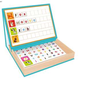 Enfants Jouets Éducatifs Creative 2 In1 Peinture Aimant <span class=keywords><strong>Alphabet</strong></span> Anglais Lettres Puzzle Jeux Boîte 3D Magnétique <span class=keywords><strong>Alphabet</strong></span> Livre - Product Image 2