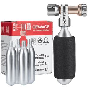 <span class=keywords><strong>Co2</strong></span> Pompset 16G Schroefdraad <span class=keywords><strong>Co2</strong></span> Cilinder <span class=keywords><strong>Cartridge</strong></span> Met Inflator Head Cycling Band Reparatie Set - Product Image 1