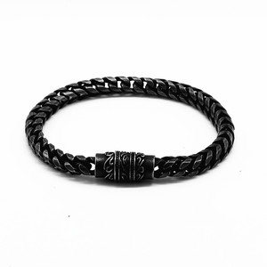 Bracelet en acier titane rétro à motif de moto de style européen américain, fermoir magnétique, bijoux unisexes, cadeau - Product Image 1