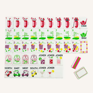 Jeu de Mahjong américain London Calling avec motifs <span class=keywords><strong>Bus</strong></span> de <span class=keywords><strong>Londres</strong></span> et Big Ben, tuiles <span class=keywords><strong>en</strong></span> acrylique - Product Image 3