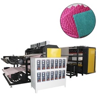 Machine de matelassage à ultrasons automatique haute stabilité composite multicouche à économie d'énergie et durable 100%