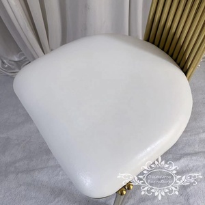 Sedie per Matrimoni Dorate Lucide, Arredamento per Eventi con Cuscini in Velluto, Mobili in Vendita - Product Image 4