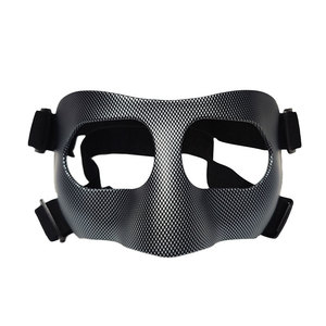 Máscara de colisión de baloncesto <span class=keywords><strong>Escudo</strong></span> facial de juego de fútbol adulto negro - Product Image 1