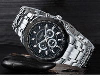 Reloj de Cuarzo de Lujo para Hombre 8084, Caja de Aleación, Acero Inoxidable, Deportivo, de Negocios, Diseño de Moneda Antigua, Edición Limitada